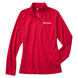 LADIES POINPOINT MESH 1/4 ZIP