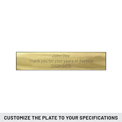 WOODEN CLOCK NAME PLATE