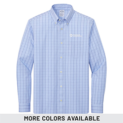 BROOKS BROTHERS WRINKLE-FREE STRETCH PATTERN SHIRT