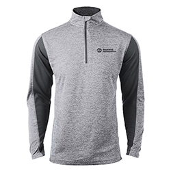 REEBOK CROSSOVER 1/4 ZIP - HEATHER CHARCOAL