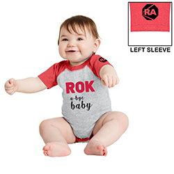 RABBIT SKINS INFANT BASEBALL BODYSUIT