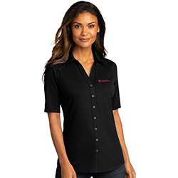WOMENS CITY STRETCH TOP - BLACK
